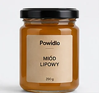 Słoik miodu lipowego